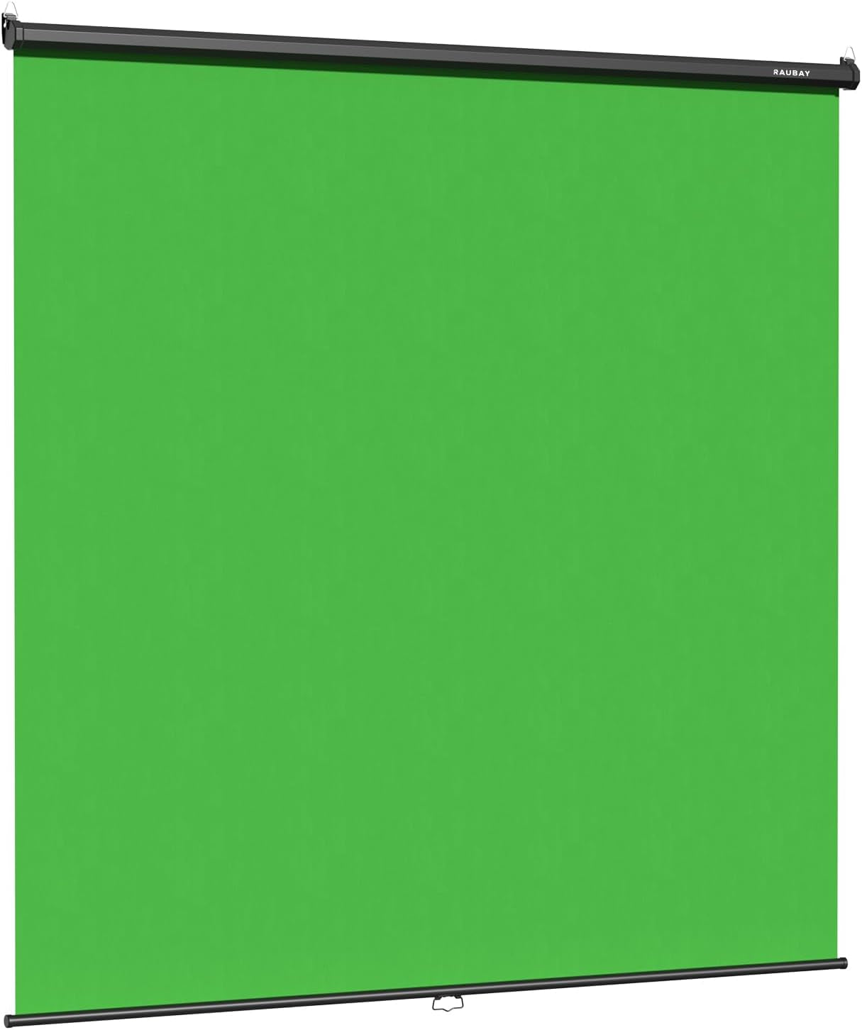 Retractable Pull down Green Screen - 78.7"X 86.6" Collapsible Wall-Mount Background for Professional Video Production, Chroma Key Backdrop for Youtube, Tiktok, Streaming, Video Conferencing