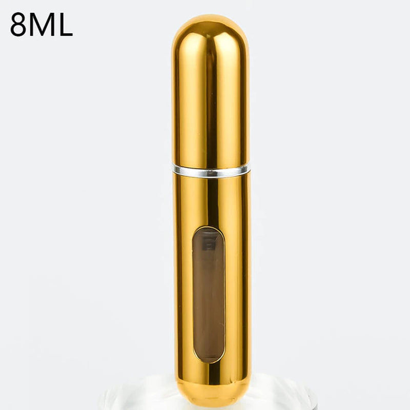 8/5Ml Perfume Atomizer Portable Liquid Container for Cosmetics Traveling Mini Aluminum Spray Alcochol Empty Refillable Bottle